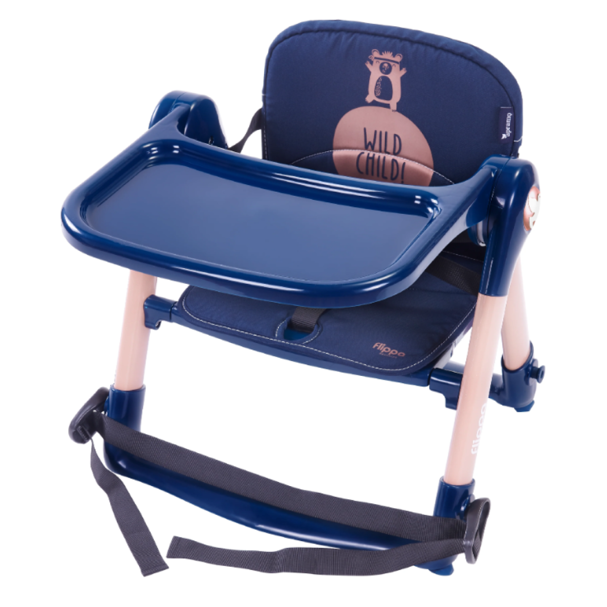 Apramo Flippa Rockstar 摺疊兒童餐椅 (Shimmer Rose) Apramo Flippa Rockstar 摺疊兒童餐椅 (Shimmer Rose)